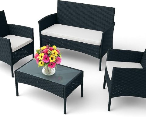 Patio Furniture Set, 7-Piece Outdoor Sectional Sofa Set